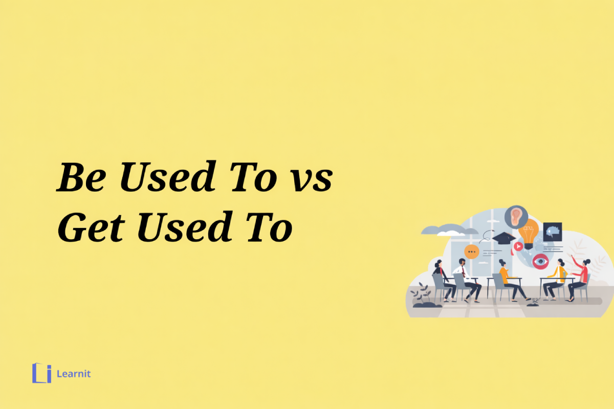 تفاوت get used to و be used to در انگلیسی با مثال